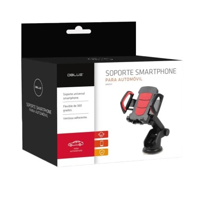 SOPORTE DBLUE UNIVERSAL, FLEXIBLE 360 CON VENTOSA