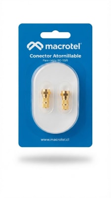 CONECTORES ATORNILLABLES RG-6 - 2 INIDS MV-5286