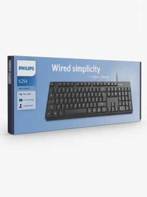 TECLADO ALAMBRICO USB PHILIPS MOD SPK6254