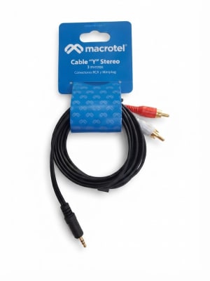 CABLE 2 X 1 2RCA A STEREO PARA DUBLING STEREO 3.0 MTS