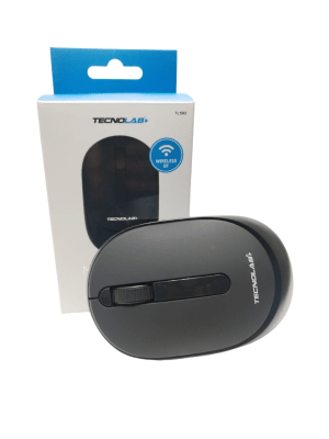 MOUSE INALAMBRICO + 2.4ghz TECNOLAB 1000 DPI 3 BOTONES BLACK TL582BK