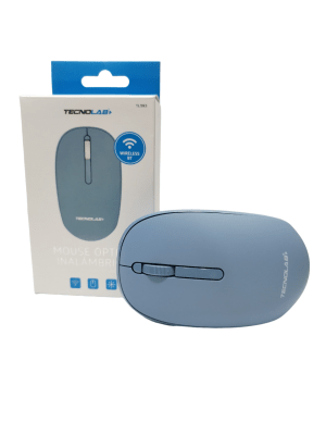 MOUSE INALAMBRICO + 2.4ghz TECNOLAB 1000 DPI 3 BOTONES BLUE TL583BL