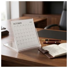 CAJA CALENDARIO ACRÍLICA 10.4MM TRANSPARENTE