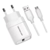 CARGADOR CELULAR 2.4A 1 USB CON CABLE MICRO USB CERTIFICADO SEC TL040W1