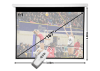 Telon Mural Electric Premium Malik 3.00m x 3.00m (167´´ Diagonal) 1:1 con C/R5
