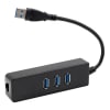 MINI HUB USB 3.0/ 3 PUERTOS CON RJ45 DBLUE DBG11761