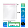 Bolsa Celofán Cierre Con Adhesivo 20x30 cms1 Bolsa Celofán Cierre Con Adhesivo 20x30 cms1