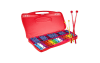 Metalofono 25 Notas Premium Malik Rojo con 4 Baquetas1