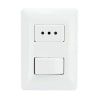 INTERRUPTOR PARA MURO COMBINADO 250V 10A1