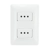 ENCHUFE PARA MURO DOBLE 250V 10A1