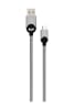 CABLE USB - C 1.2 MTS TRENZADO GRIS DLC2628T PHILIPS2