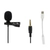 MICROFONO DE SOLAPA/LAVALIER CONEXIÓN 3,5 Y ADAP. PARA IPHONE1