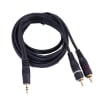 CABLE DE AUDIO PLUG 3.5MM A RCA 1.8MT AUDIO HIFI1