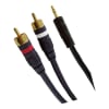 CABLE DE AUDIO PLUG 3.5MM A RCA -10 MT AUDIO HIFI DINON 91831