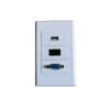 ENCHUFE DE MURALLA HDTV+VGA+USB2.0 NO CARGA1