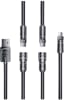 CABLE DE CARGA RAPIDA 4 EN 1 60W 1.5MTS NEGRO RC-C1681
