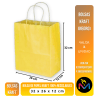 Bolsa de Papel para Regalo Color Amarillo Tamaño 32x26x12 cms1