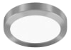 PLAFON SOBREPUESTO REDONDO 12W 4000K BORDE PLATEADO / BLANCO NEUTRO1