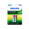 PILA RECARGABLE AA PHILIPS 1000MAH 1.2V2