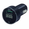 CARGADOR AUTO QC3.0 USB CON PANT LED PHILCO1