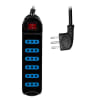 ALARGADOR EXTENSION 3MT 6 POS NEGRO1