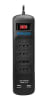 PROTECTOR SOBREVOLTAJE 918 JOULES 2 USB PHILCO1