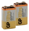 PACK 2 BATERIA 9V ALCALINA GP ULTRA PLUS 1