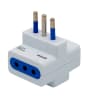 ADAPTADOR TRIPLE BLANCO PHILCO1
