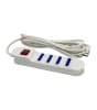 EXTENSION MULTIPLE SWITCH XT53 4 POS 3MTS BLANCO1