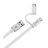CABLE 2 en 1 - AP555 HUAWEI MICROUSB + TIPO C - 1.5M 2A1