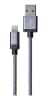 CABLE PHILIPS IPHONE TRENZADO GRIS 1,2 MT1