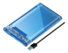 COFRE CASE PHILCO 3.0 TRANSPARENTE  DISCO DURO 2.5 1