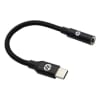 ADAPTADOR DE AUDIO USB-C A 3,5 NEGRO TRENZADO HP1