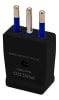 ENCHUFE MACHO VERTICAL 2P + T 78551 NEGRO PHILCO1