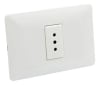 ENCHUFE PARA MURO SIMPLE 250V 10A 1 ENCHUFE PARA MURO SIMPLE 250V 10A 1