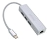 HUB 3 PUERTOS TIPO C A USB 3.0 + ETHERNET1