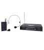 MICROFONO INALAMBRICO VHF 2 EN 1 CINTILLO SOLAPA WM-2101