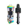 MICROFONO KARAOKE Lil VOICE 2 LED SOPORTE METAL BLACK1