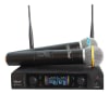  PAR DE MICROFONO INALAMBRICO UHF+CASE MICROLAB1