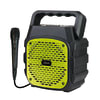 PARLANTE MLB KARAOKE SUITCASE OUTDOOR FOLDABLE MIC BLUETOOTH GREEN1