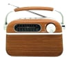 RADIO RETRO PORTATIL BLUETOOTH/FM/USB/SD/RECARGABLE INALAMBRICO AP020601
