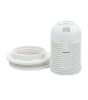 PORTA LAMPARAS E27 C/ROSCA 250V 10A BLANCO1
