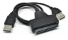 ADAPTADOR USB 2.0 A SATA 2.5 CON DOBLE USB1