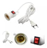 Soquete E27 Con Interruptor Cable 5 Mts Enchufe 60W 956071