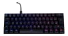 Teclado gamer Aiwa GK-100 QWERTY español color negro con luz RGB1