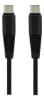 CABLE PHILIPS UBC-C A USB-C 1M 2A MAX NEGRO DLC5531CB1
