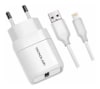 CARGADOR IPHONE TECNOLAB CON CABLE BLANCO TL042W1