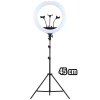 Aro de Luz LED 45cm Ljj-45 + Trípode Ajustable l8899 - Kit Profesional1