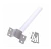 SOPORTE DE ALUMINIO DIAMETRO 45MM PARA FOCO SOLAR LED DE POSTE1