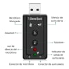 Tarjeta de Sonido Externa USB 7.1 Canales1 Tarjeta de Sonido Externa USB 7.1 Canales1